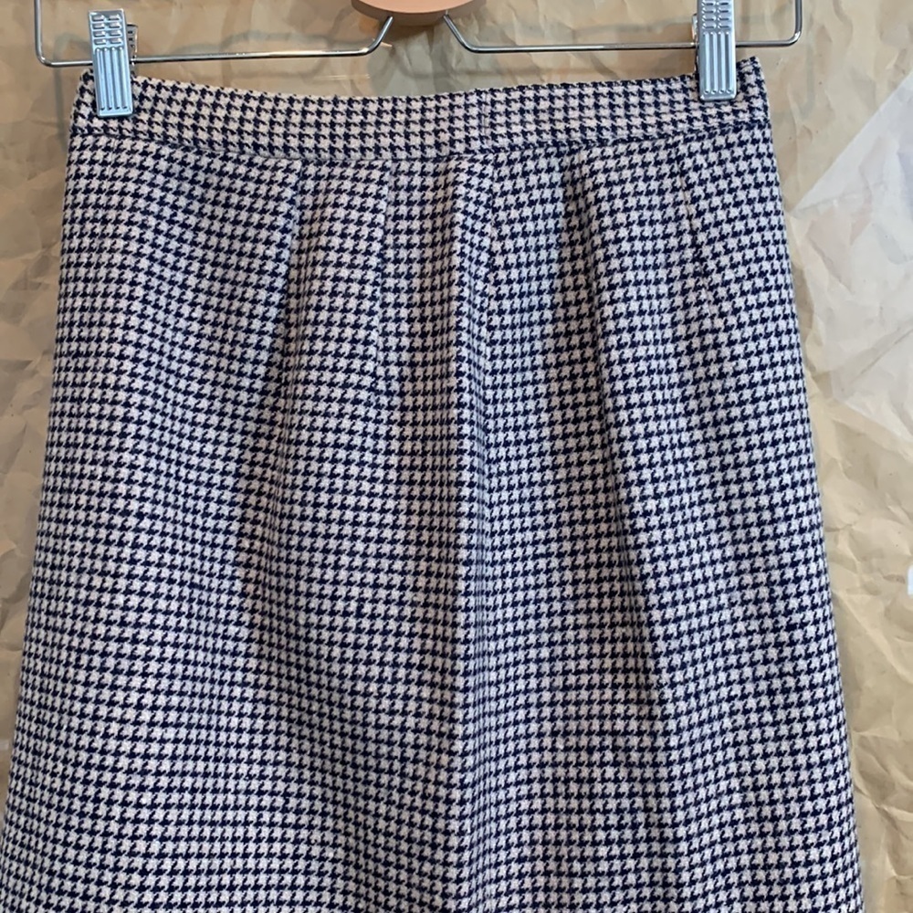 Pendleton | Vintage Houndstooth Wool Pencil Fully… - image 3